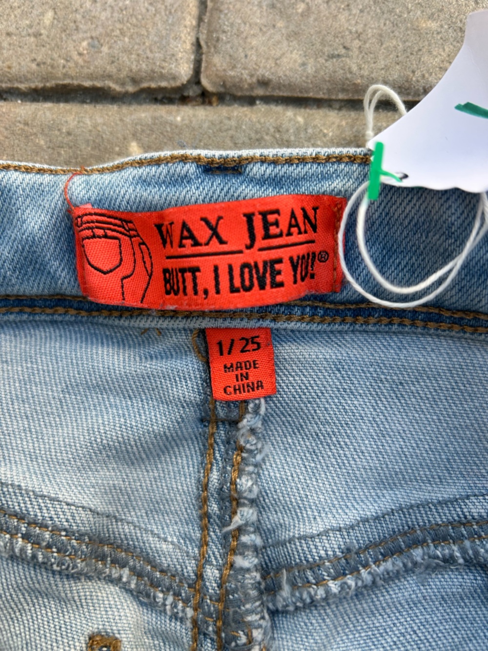 Wax Jean Light Blue Distressed Skinny Jeans - Picture 3 of 3